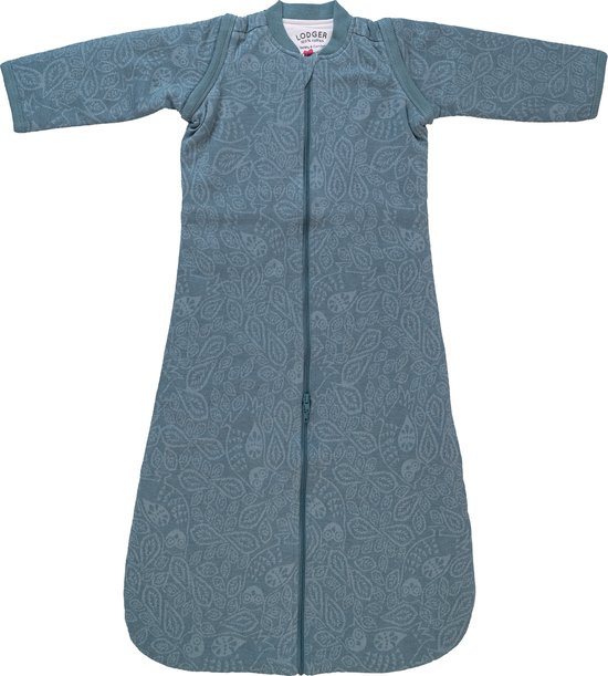 Lodger - Peuter slaapzak lange mouw afritsbaar - blauw - 98cm - past in autostoel