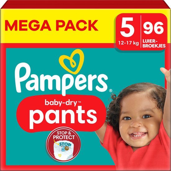 Pampers - Baby Dry Pants - Maat 5 - Mega Pack - 96 stuks - 12/17KG