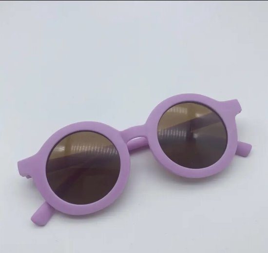 Kinder Zonnebril - Bril - Kind - Baby - Lila / Paars – Vanaf 2 jaar - 6 jaar | UV beschermend - Opklapbaar | Kinderzonnebril – Zonnebrillen | DH Collection