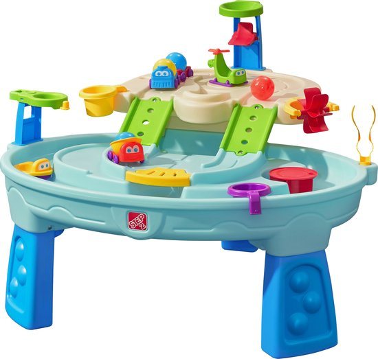 Step2 Ball Buddies Watertafel voor kinderen met ballen - Kinder speelgoed van kunststof met 23 accessoires incl. ballen - Speelgoed activiteitentafel voor binnen of buiten / tuin