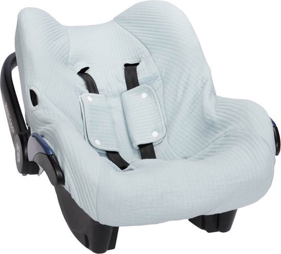 Little Dutch Pure Soft Blue - Baby Jongens & Meisjes - Hoes autostoeltje 0+