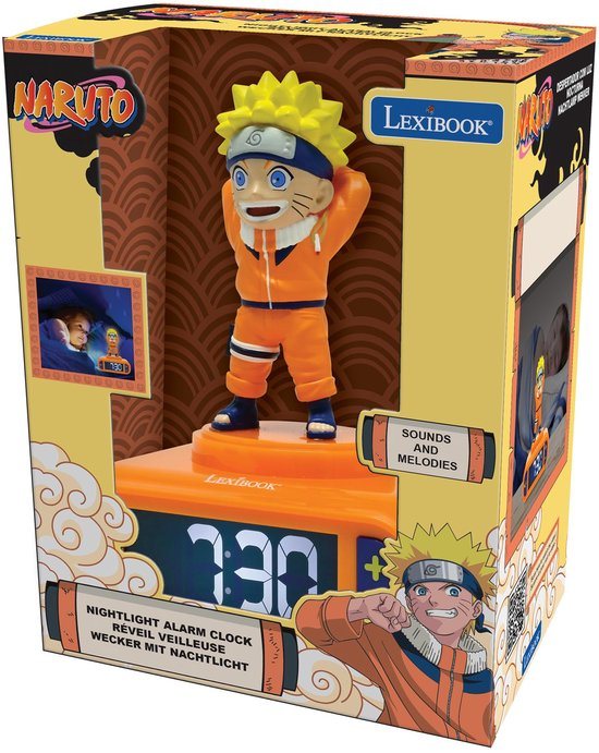 Naruto Nachtlampje Wekker met geluiden