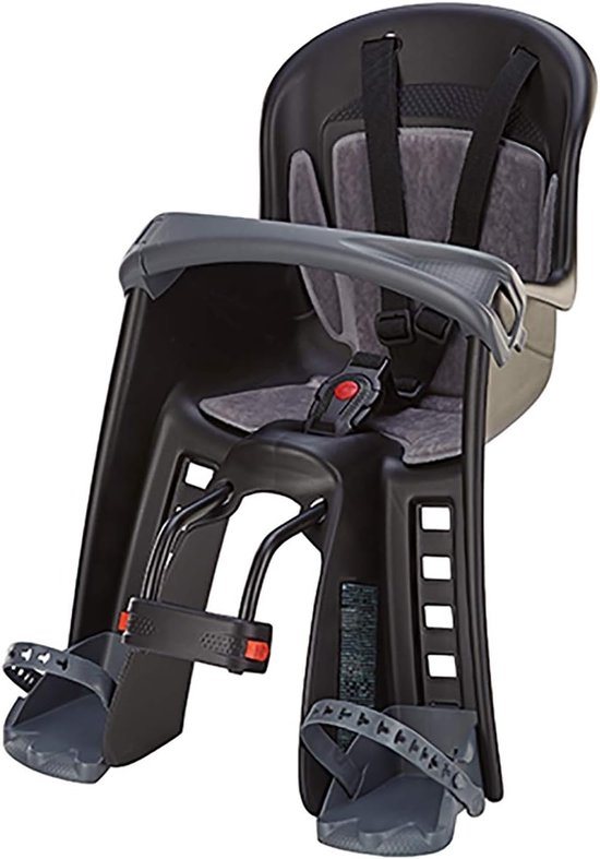 Polisport Bilby Junior Fietsstoeltje - voorop - 9-15 kg - zwart