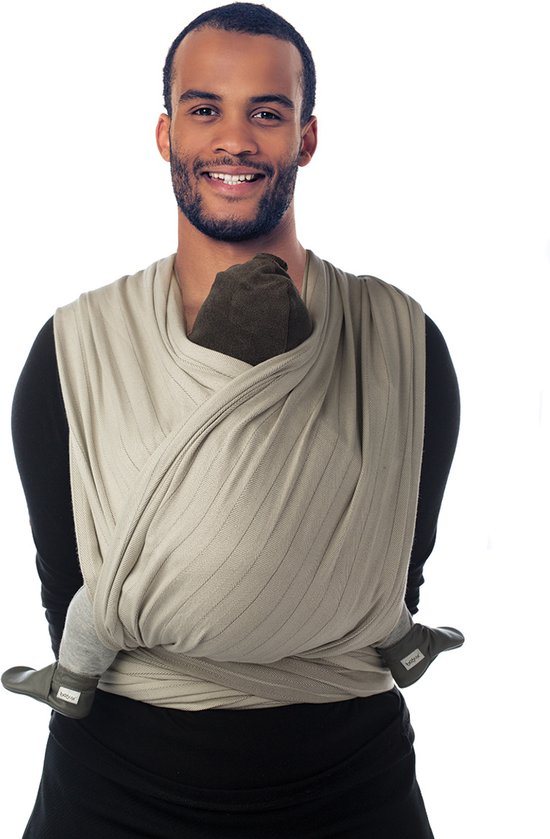 Babylonia BB SLEN Draagdoek Baby - 460 cm - Warm Taupe