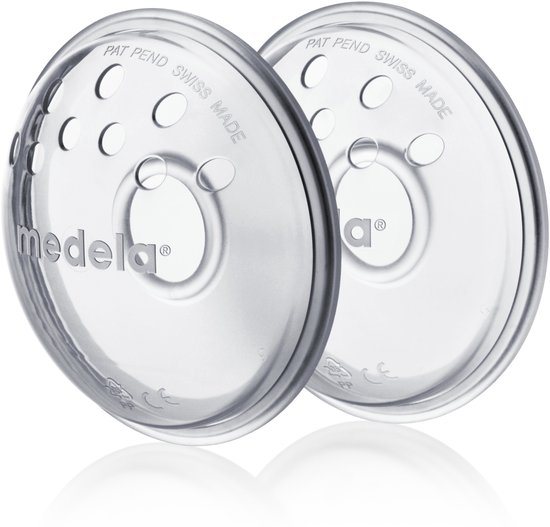 Medela Tepelvormers helpen je platte of ingetrokken tepels voor een voeding te vormen - 2 stuks