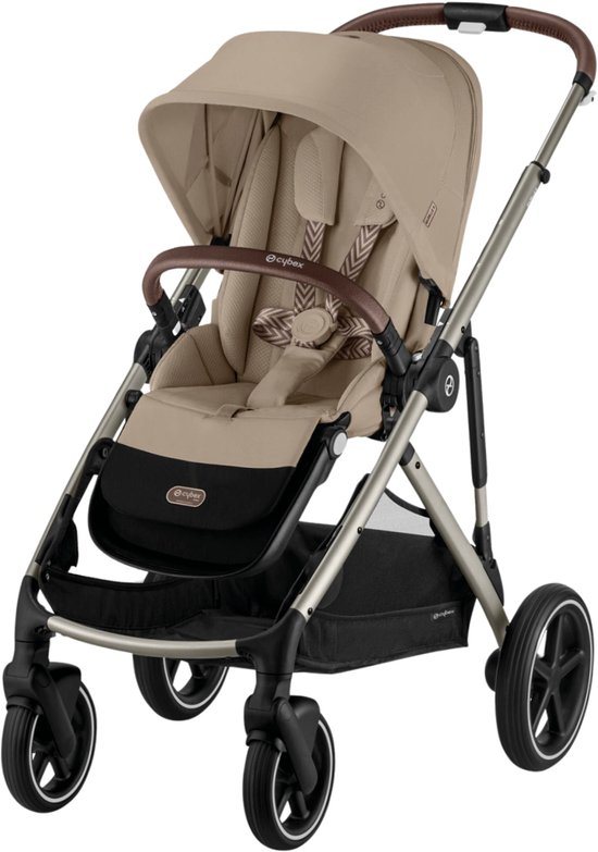 Cybex Gazelle S - Kinderwagen - Almond Beige - Taupe Frame