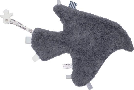 Snoozebaby Knuffeldoekje (Sweet Dreaming) Vogel - Frost Grey