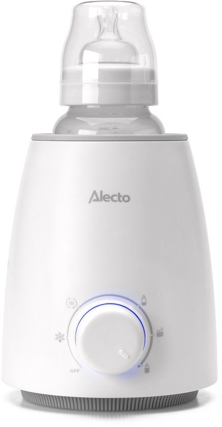 Alecto Flessenwarmer - Geschikt voor alle gangbare flessen - 500W - BW800 - Wit