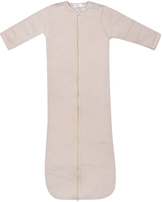 Baby 4 Seizoenen Slaapzak 0-6 mnd - Winterslaapzak & Zomerslaapzak 100% biologisch katoen - TOG 3.0 Desert Sand - Beige - Snoozebaby