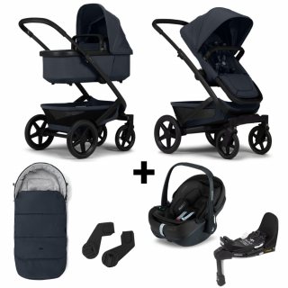 Kinderwagen Joolz Geo³ Dark Navy Blue + Autostoel Joolz x Maxi-Cosi, Slide Tech Base&Accessoires