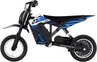RCB Elektrische kindermotor | 36V Cross Bike Off-road| 3 Versnellingen (8/12/25 km/u)| Blauw/Zwart
