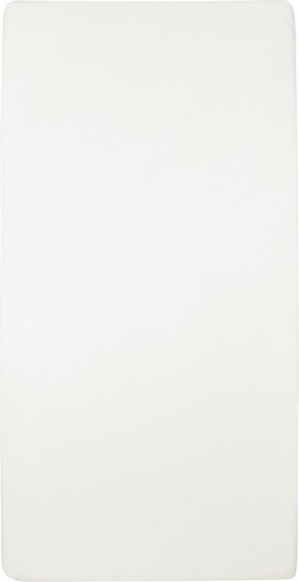 Meyco Baby Uni hoeslaken wieg - offwhite - 40x80/90cm