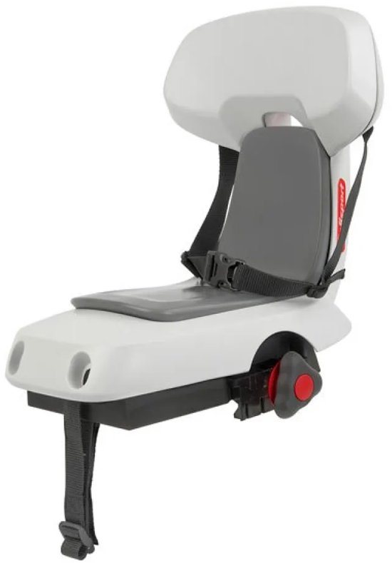 Polisport Guppy Junior CFS Fietsstoeltje Achter - Wit/Grijs