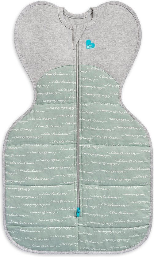 Love to Dream Babyslaapzak Swaddle Up - Inbakeren - Baby 0-3 maanden - 3.5-6 kg - Winter - Olijf groen