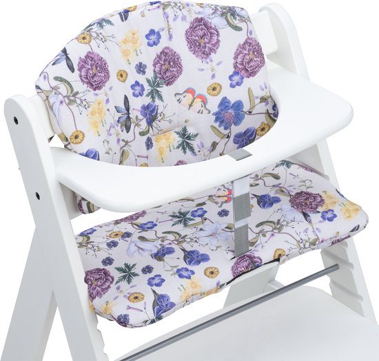 Hauck Alpha+ Highchair - kinderstoel kussen - Floral Beige