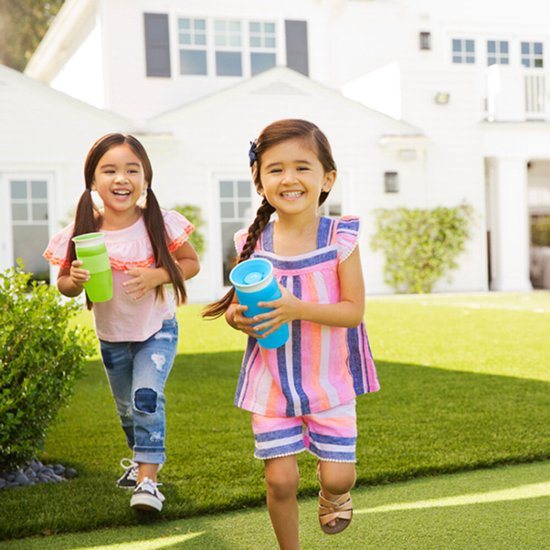 Munchkin Miracle Sippy Beker Blauw - 2 x 296 ml - Voordeelverpakking