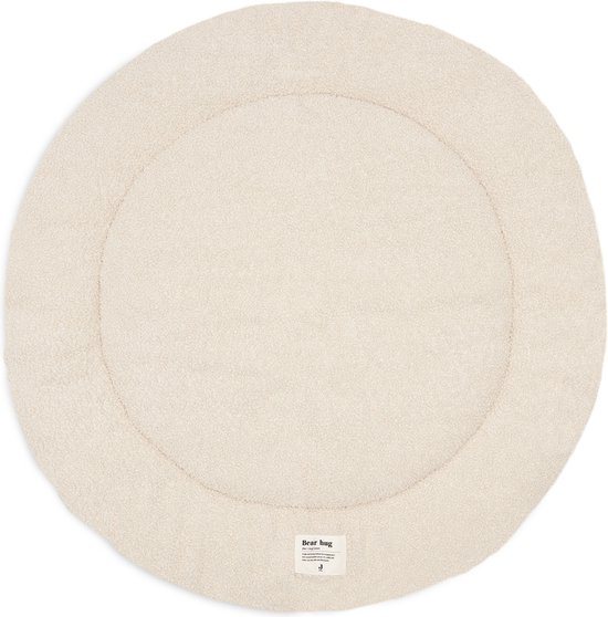 Jollein Boxkleed Ø 95cm - Rond - Speelkleed Baby - Boucle - Naturel