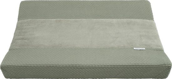 Baby's Only Gebreide baby aankleedkussenhoes - Waskussenhoes - Overtrek verzorgingskussen Sky - Urban Green - 45x70 cm