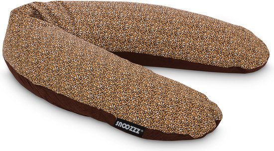 Snoozzz Voedingskussenhoes - Hoes voor voedingskussen zwangerschapskussen - 185 cm - 100% katoen - Mucho