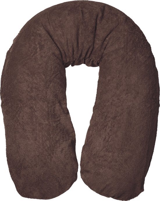 Form-Fix Voedingskussenhoes - Hoes voor Form Fix XL - 100% katoen en comfortabel badstof - Bruin