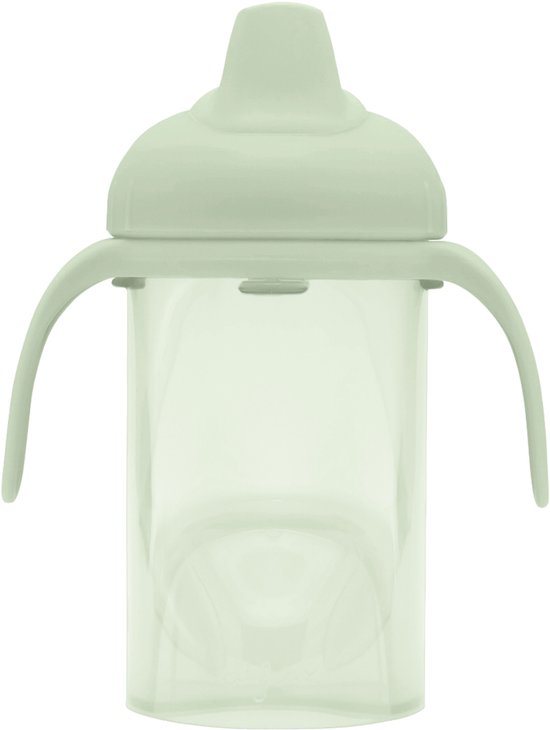 Difrax Tuitbeker Drinkbeker - 250 ml - 6+ Maanden - Lichtgroen - 1 stuk