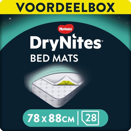 DryNites Matrasbeschermers - 7 stuks - extra absorberend - bedmats