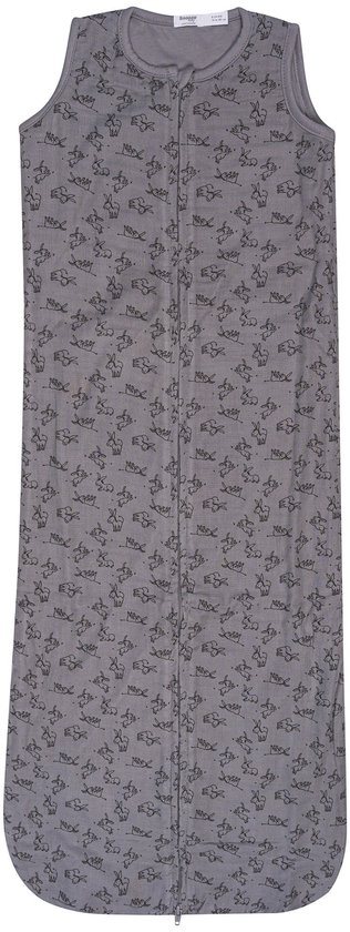 Baby Slaapzak 6-14 mnd - Slaapzak Lente & Herfst biologisch katoen - TOG 1.0 Cloudy Grey - Grijs - Snoozebaby