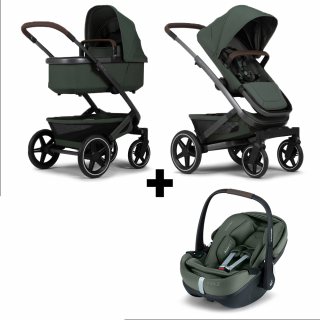 Kinderwagen Joolz Geo³ Forest Green + Autostoel Joolz x Maxi-Cosi Pebble Pro 360