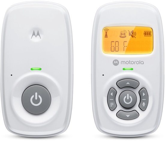 Motorola Nursery AM24 Babyfoon Audio - Digitale DECT Babyfoon - Temperatuurweergave - Microfoon met Tweerichtingsgesprek