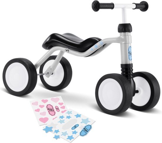 Puky "Wutsch" loopfiets voor Kinderen vanaf 1,5 jaar in Zilver