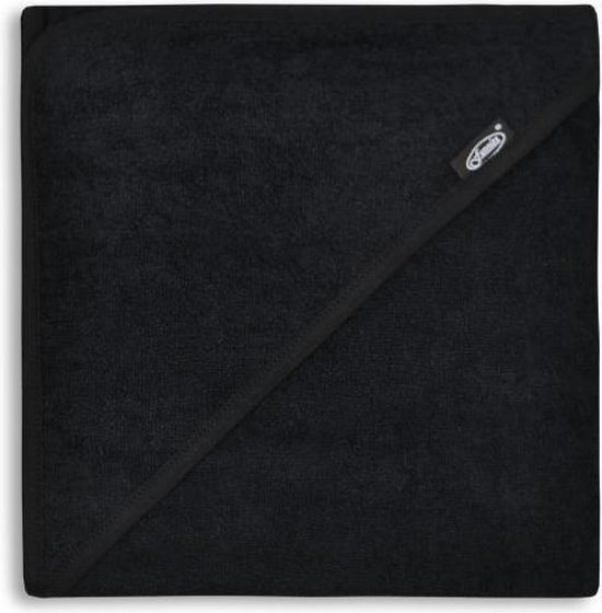 Funnies badcape zwart | omslagdoek – ZWART | 80x80 cm | 100% katoen | Funnies