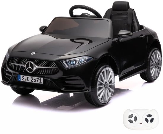 Mercedes CLS350 - Elektrische Kinderauto 12V - 1 tot 5 jaar - Zwart
