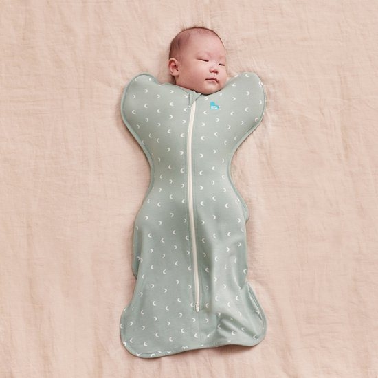 Love to Dream™ Babyslaapzak Swaddle Up™ - Inbakeren - Baby 0-3 maanden - 3.5-6 kg - All season - Olive Moon