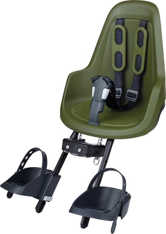 Bobike One Mini Fietsstoeltje Voor - Olive Green
