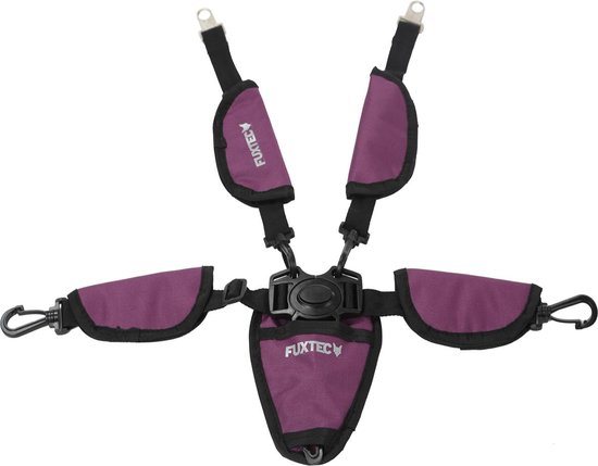 5-punts veiligheidsgordel paarse trolley - FUXTEC - Premium Cruiser