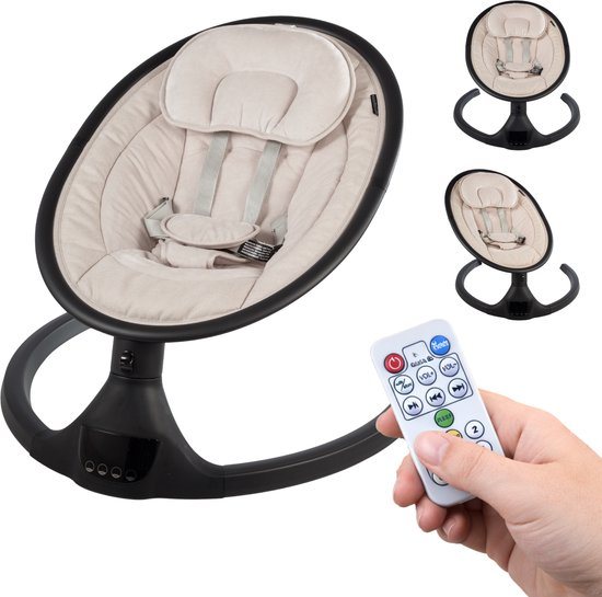 X Adventure Wipstoel Elektrisch Rocco / Schommelstoel Met Bluetoothfunctie & Afstandsbediening- Dune