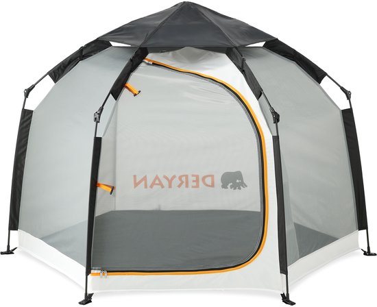 Deryan Up To Go Kinderbox - Draagbare Kinderbox - Pop Up Reisbox - Strandtent - Cream