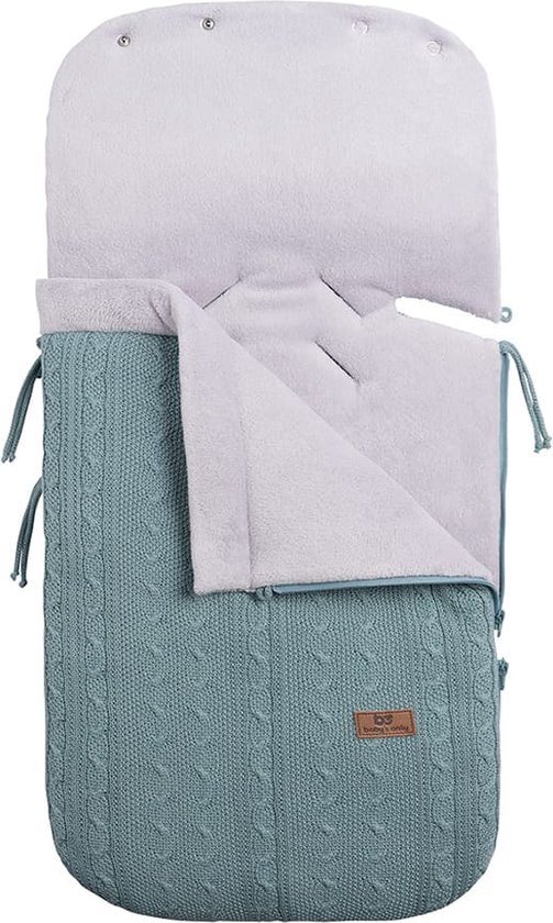 Baby's Only Voetenzak autostoel 0+ Cable - Stonegreen - Geschikt voor drie- en vijfpuntsgordel