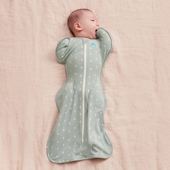 Love to Dream™ Babyslaapzak Swaddle Up™ - Inbakeren - Baby 3-6 maanden - 6-8.5 kg - All season - Olive Moon