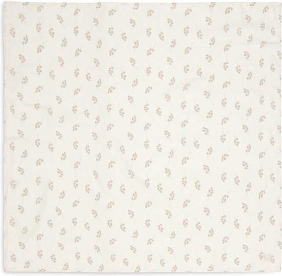 Jollein - Hydrofiele Doek Large 115x115cm - Inbakerdoek, Spuugdoekjes, Baby Doeken - Zacht Katoen - Twig - Wild Rose - 2 Stuks