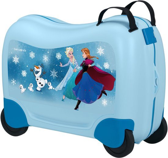 Samsonite trolley Dream2Go Disney Ride - on Suitcase Disney Frozen Magic Lichtblauw 52cm