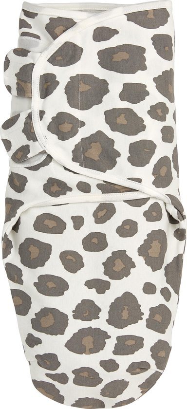 Meyco Baby Panter swaddlemeyco inbakerdoek - neutral - 4-6 maanden