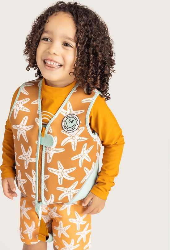 Swim Essentials Zwemvest Kind - Sea Star Panterprint - 18-30 kg - 3-6 jaar