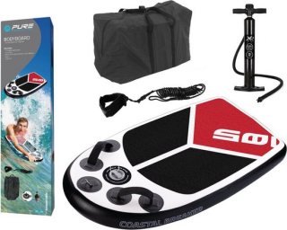 XQMax Bodyboard - Red Edition - 105x60x10 cm - Opblaasbaar - Bodyboard Kids - Bodyboard Volwassenen