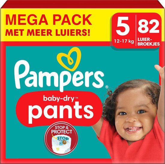 Pampers - Baby Dry Pants - Maat 5 - Mega Pack - 82 stuks - 12/17KG