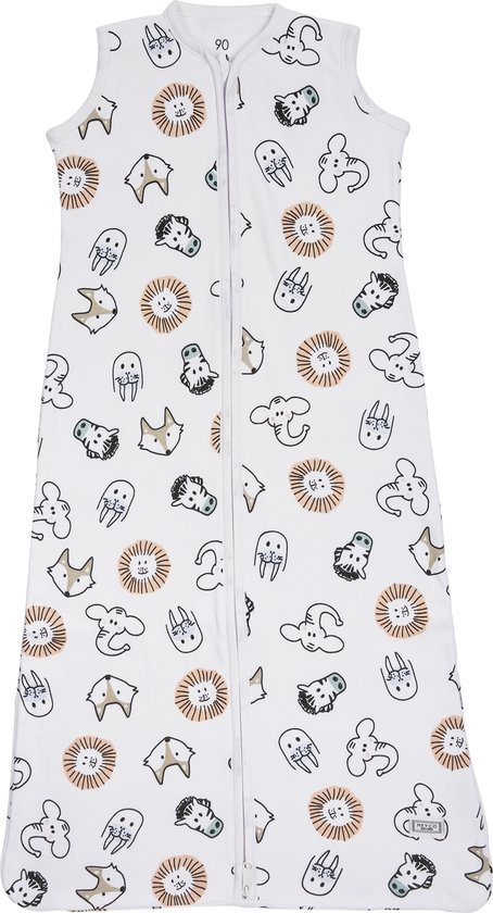 Meyco Baby Animal baby zomerslaapzak - multicolour - 60cm - 0.3 TOG