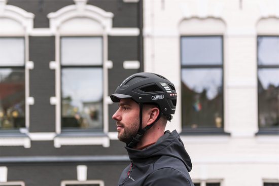 Abus helm Hyban 2.0 XL 58-63 Led Signal Black