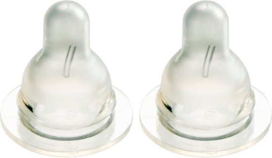 Difrax Natural Flessenspeen - Small - 0+ Maanden - 2 Stuks