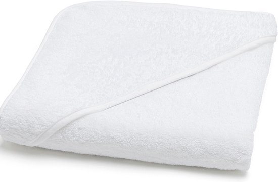 Torres Novas 1845 Poncho / Badcape Mira, Wit- 90 x 90 cm - Katoen