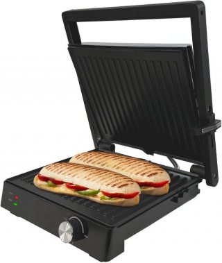 Tomado XXL Tosti apparaat - 4 tosti's - Instelbare temperatuur - Grill apparaat - Tosti ijzer - PFAS vrij - 28 x 23 cm - 2000 watt - TGC4002B